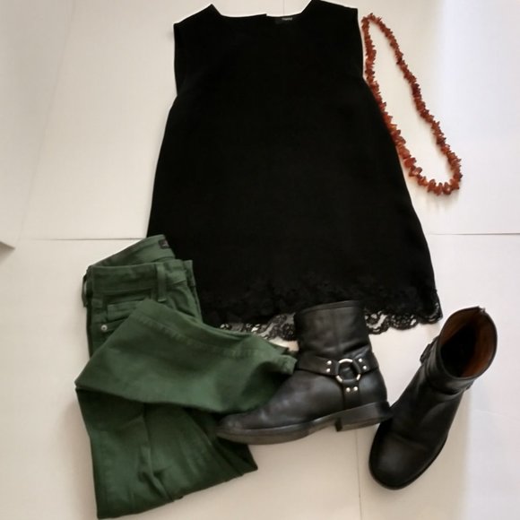 Theory Alshvee Admiral Crepe Lace Shell - Picture 10 of 13